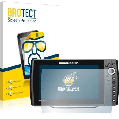 Afbeelding van BROTECT Screenprotector voor Humminbird Helix 10 Folie Beschermfolie transparant (2 Stuks)