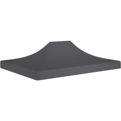 Afbeelding van Partytentdak 270 g/m² 4x3 m antraciet