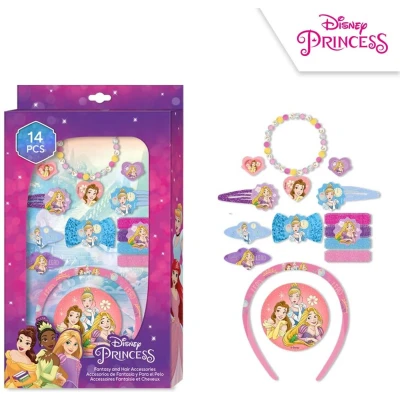 Afbeelding van Disney Princess Fantasy Haar Accessoires Set Geschenk Cadeau Meisjes