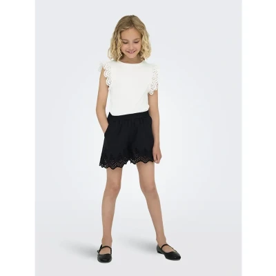 Afbeelding van ONLY KOGDREA LIFE S/S Top JRS NOOS Meisjes Cloud Dancer