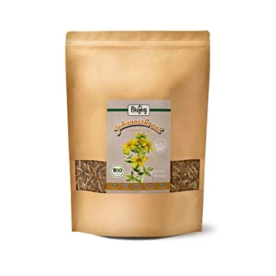Afbeelding van Biojoy BIO Sint Janskruid thee (750 g), gedroogd en gesneden (Hypericum perforatum)