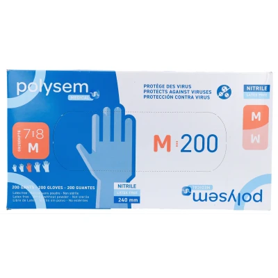 Afbeelding van Polysem Nitril Handschoenen Maat M 200ST