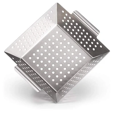 Afbeelding van Blumtal Metalen BBQ Rek voor de Barbecue Barbeque accesoires Medium formaat Metaal