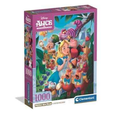 Afbeelding van Clementoni Puzzel 1000 Stukjes Alice in Wonderland