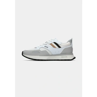 Afbeelding van HUGO BOSS heren Jonah sneaker met mesh details in de kleur Gebroken wit, maat: 45