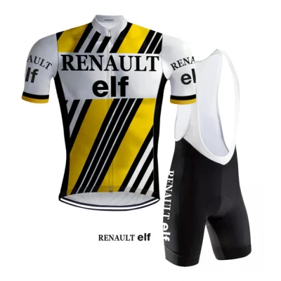 Afbeelding van Retro Wielertenue Renault Elf REDTED
