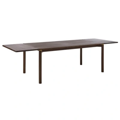 Afbeelding van Hygge Interiors Arun Espresso Bruin 95 x 50 cm Verlengblad Eettafel