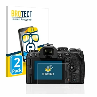 Afbeelding van BROTECT (2 Stuks) Schermbeschermer voor Olympus OM 1 2022 Screen Protector Transparant