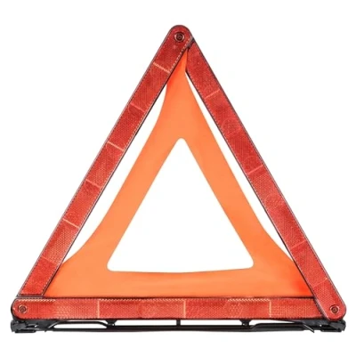 Afbeelding van WALSER gevarendriehoek, opvouwbare gevarendriehoek met opbergdoos, ECE R27 gecertificeerd, ongevalpreventie, gevaarsmarkeringen