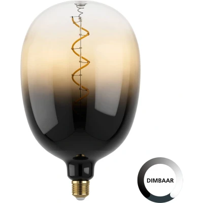 Afbeelding van EGLO LED Lamp E27 Ø 18 cm T180 Zandkleur 1700K Dimbaar