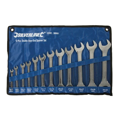 Afbeelding van Silverline Steeksleutel Offset 6 t/m 32 mm 12 delig