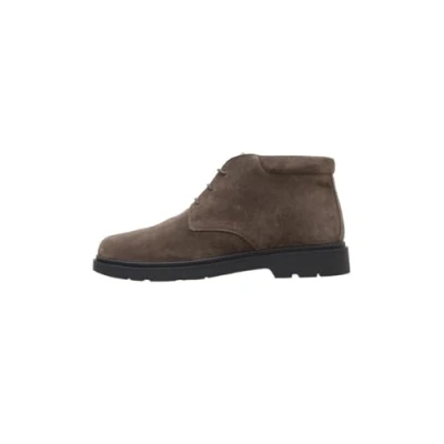 Afbeelding van Geox Heren U Spherica Ec1 enkellaars, Dove Grey., 42 EU