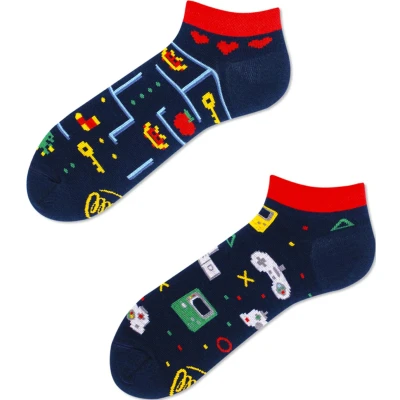 Afbeelding van Many Mornings Unisex enkelsokken Game Over Low Maat: 35 38