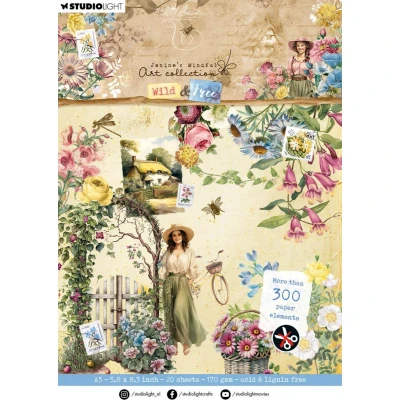 Afbeelding van Paper Pad elements Wild &amp; Free nr.181