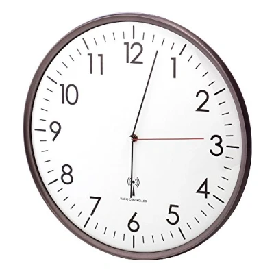 Afbeelding van TFA 60.3516 Draadloze wandklok 330 mm met vrijwel geruisloos Sweep uurwerk (Funchal)