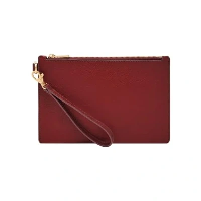 Afbeelding van Fossil Gifts Wristlet Portemonnee, Dames, Maat: One Size, Red