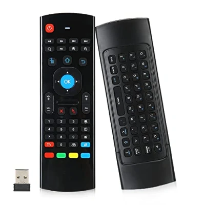 Afbeelding van Afstandsbediening, Draadloze externe muis MX3 2.4G luchtvliegmuis Bewegingsdetectie infraroodafstandsbediening voor tv pc