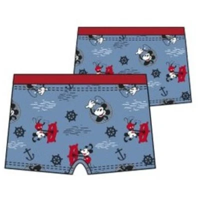 Afbeelding van Disney Mickey Mouse Zwembroek Maat 116 Blauw Zwemboxer Strak model