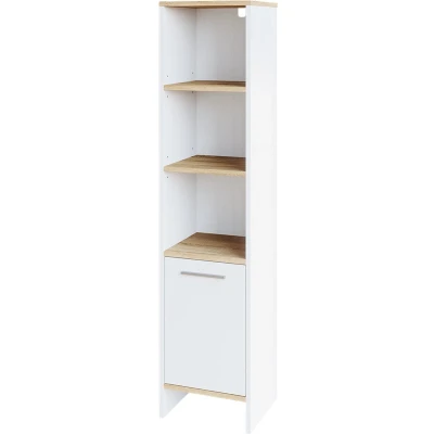 Afbeelding van Vicco Badkamerkast &quot;Elvio&quot;, Wit/Sonoma, 32 x 136.6 cm