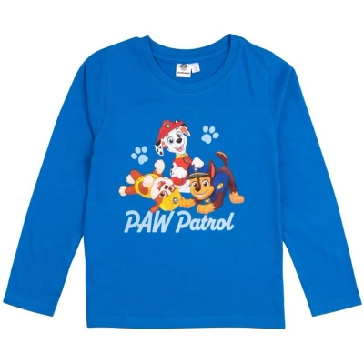 Afbeelding van PAW Patrol Shirt Lange Mouw Katoen Blauw Maat 86/92