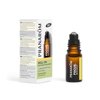 Afbeelding van Pranarôm Aromaboost Focus Concentratie Roll On met Organische Essentiële Oliën 5 ml