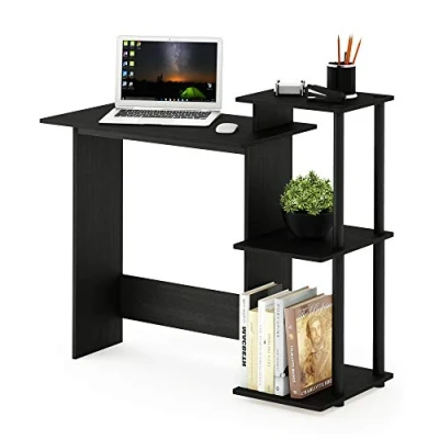 Afbeelding van Furinno Efficient Home Laptop Notebook Computertafel, Americano/Zwart