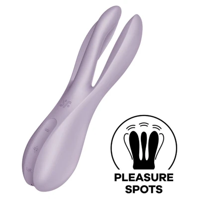 Afbeelding van Satisfyer Threesome 2 Vibrator Paars