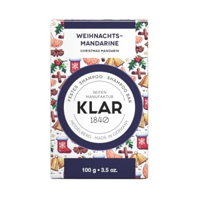 Afbeelding van Klar&#039;s Bar Shampoo Christmas Kerstmandarijn vaste shampoo, 100 gr Vegan