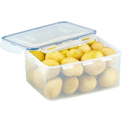 Afbeelding van Lock&amp;Lock Vershouddoos Bewaardoos Opbergbox met deksel Opbergdoos Luchtdicht 6,5 liter Transparant LocknLock