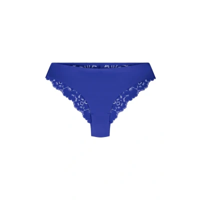 Afbeelding van Hunkemöller Invisible brazilian Lace Back Blauw XS