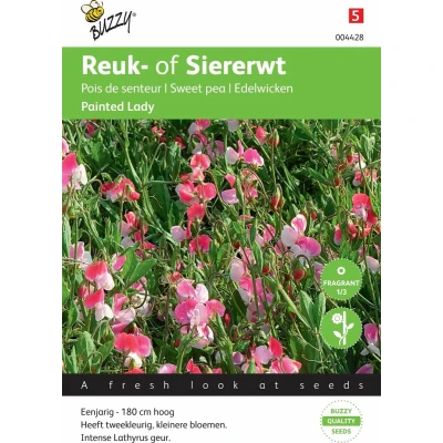 Afbeelding van Lathyrus, Reuk of siererwt Painted Lady