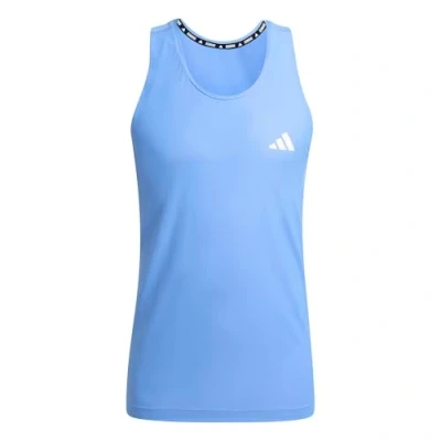Afbeelding van adidas Heren Own The Run Tank Top, Blue Fusion, M