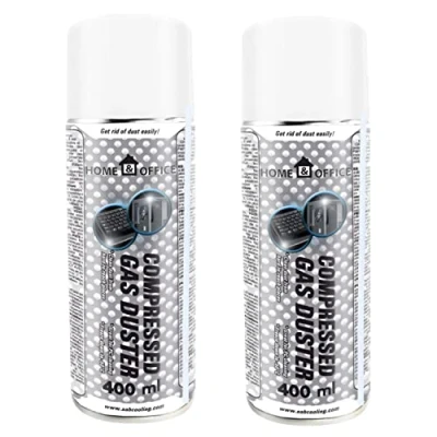 Afbeelding van AABCOOLING 2x400 ml Cleaning Spray Home&amp;Office Compressed Gas Duster 400ml K4, Air Cleaner, Computer Vacuums, Office Equipment Cleaners, Supplies NL