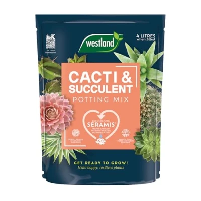 Afbeelding van Westland Cactussen Potmix 4L, Bruin