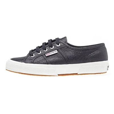 Afbeelding van Superga 2750 Lamew dames Lage Top Sneakers sneakers, Black 999, 42.5 EU