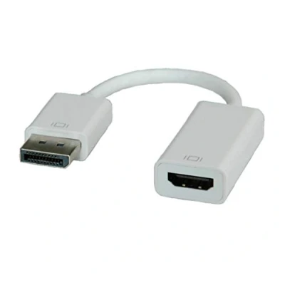 Afbeelding van Roline 12.03.3134 DisplayPort kabel / HDMI Adapterkabel stekker, A bus 0.15 m Grijs