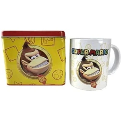 Afbeelding van Nintendo Super Mario Bros Donkey Kong Mok en spaarpot set