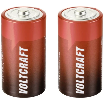 Afbeelding van VOLTCRAFT Industrial LR14 C batterij (baby) Alkaline 1.5 V 7500 mAh 2 stuk(s)