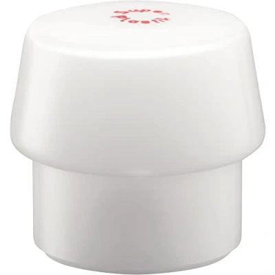 Afbeelding van Halder Kunststofhamerkop hoofd d. 60 mm superplastic wit middelhard 1 stuk 3207.060