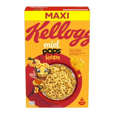 Afbeelding van Kellogg&#039;s Miel Pop Loops 14x600g