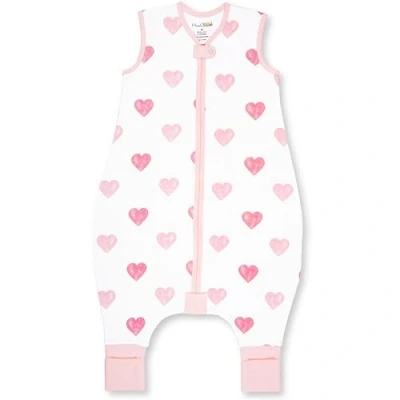 Afbeelding van Mama Cheetah babyslaapzak met beentjes, 1,0 TOG, voor het hele jaar, biologisch katoen, babyslaapzakken zonder mouwen, pijpen, 1 stuk, 90 cm, babylengte 100 110 cm