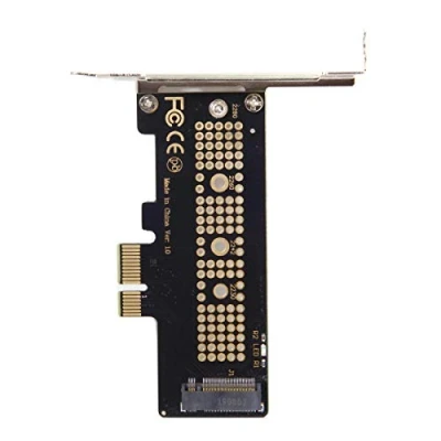 Afbeelding van Cablecc Low Profile PCI E 3.0 x4 Lane naar M.2 NGFF M Key SSD Nvme AHCI Express adapterkaart