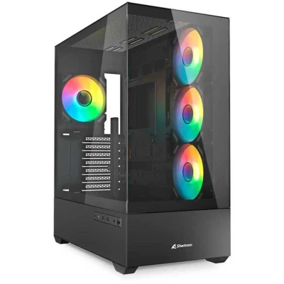Afbeelding van Sharkoon AK6 RGB tower behuizing Window kit,