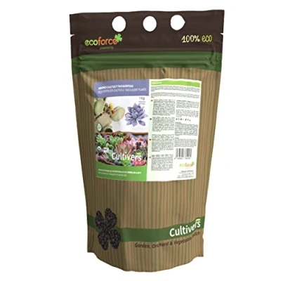 Afbeelding van CULTIVERS biologische Meststof voor succulenten en cactussen, 1 kg. met langzame gecontroleerde afgifte. 100% veganistische oorsprong