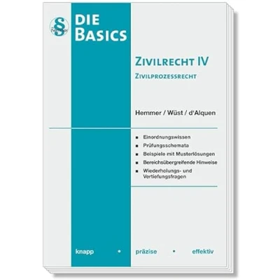 Afbeelding van Basics Zivilrecht IV Zivilprozessrecht (ZPO): knapp präzise effektiv