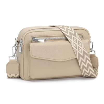 Afbeelding van YISUOHOOM 6 kleuren schoudertas dames klein 2025 crossbody bag kleine handtas veganistisch lederen tas geschenken voor vrouwen, Kaki