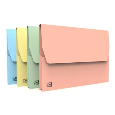 Afbeelding van Hamelin 48687 Fast 50 stuks VIP mappen 240 x 232 mm g document A4 balg 30 pastel