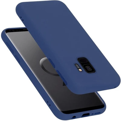 Afbeelding van Cadorabo Hoesje geschikt voor Samsung Galaxy S9 Case in LIQUID BLAUW Beschermhoes TPU silicone Cover