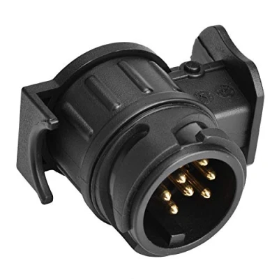 Afbeelding van Aramox 12 V 13 polige naar 7 N &amp; S aanhangerstekkeradapter, adapter voor trekhaak, converterstekker aanhanger, caravan
