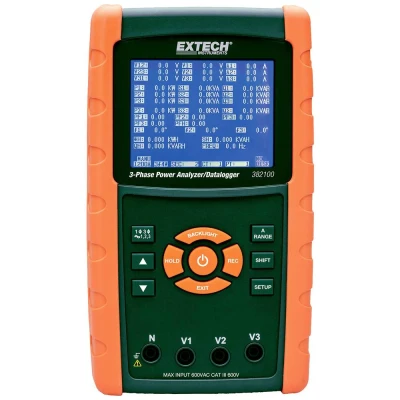 Afbeelding van Extech 382100 Netwerkanalyser Met logger